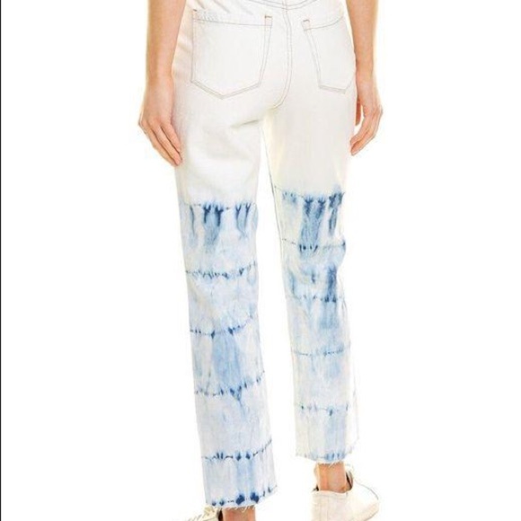 Blank NYC high rise Madison crop tie dye acid wash denim jeans - Picture 4 of 9